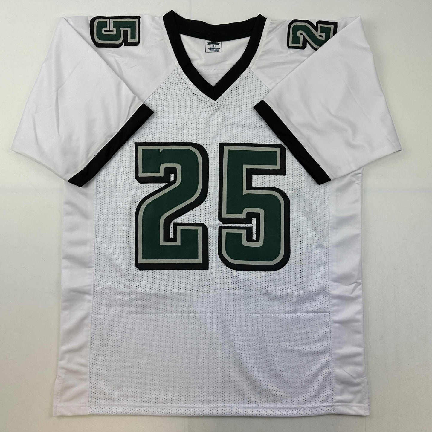Autographed/Signed LeSean McCoy Philadelphia White Football Jersey Beckett BAS COA