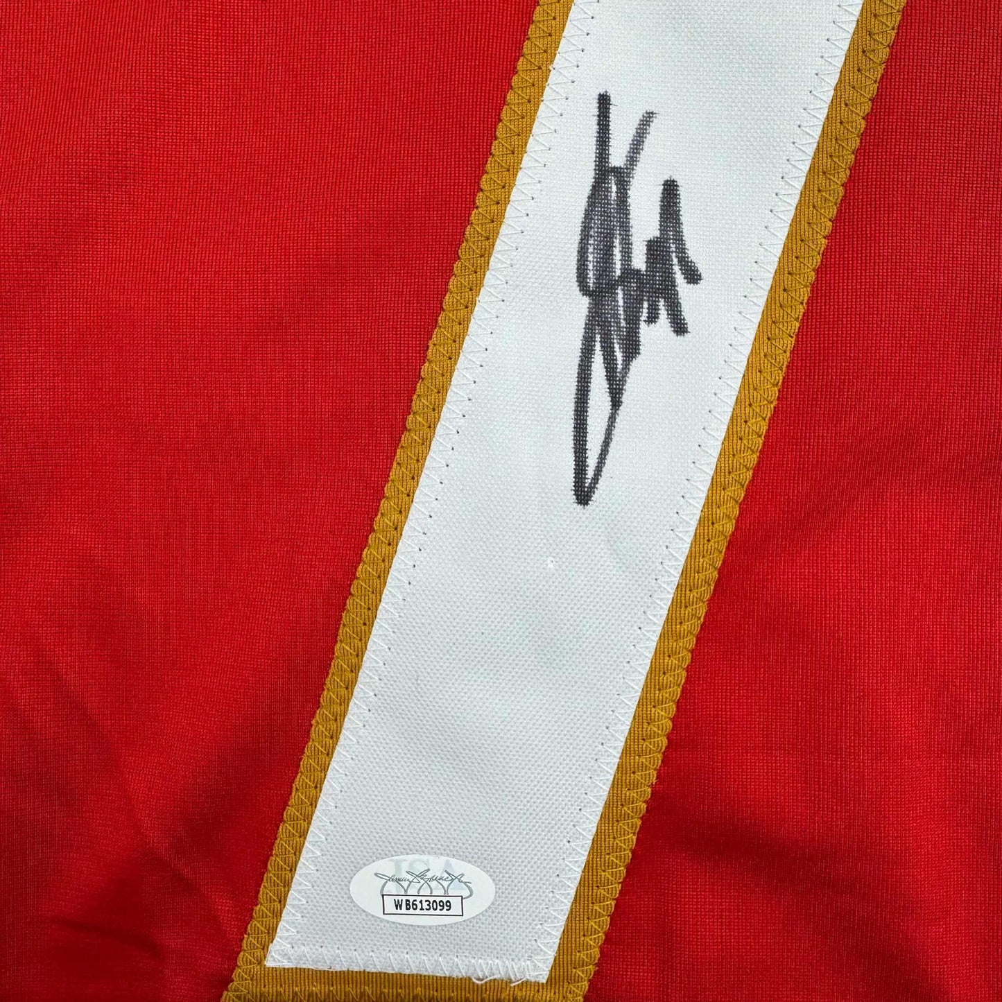 Autographed/Signed Sergei Bobrovsky Florida Red Hockey Jersey JSA COA