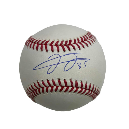 Autographed/Signed Frank Thomas Rawlings Official Major League Baseball ROML Beckett BAS COA Auto