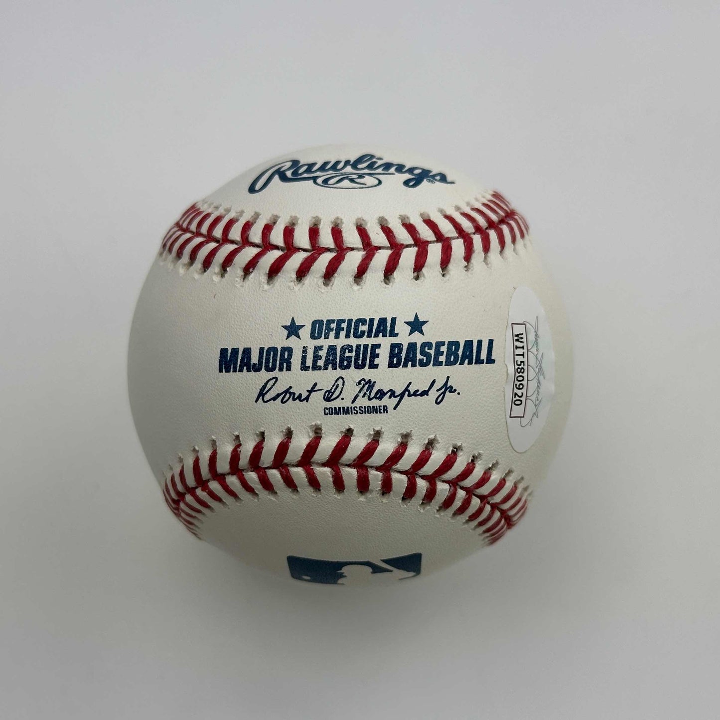 Autographed/Signed Keith Foulke Rawlings Official Major League Baseball ROML JSA COA Auto