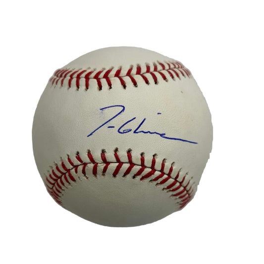 Autographed/Signed Tom Glavine Rawlings Official Major League ROML Baseball JSA COA