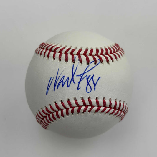 Autographed/Signed Wade Boggs Rawlings Official Major League Baseball ROML JSA COA Auto