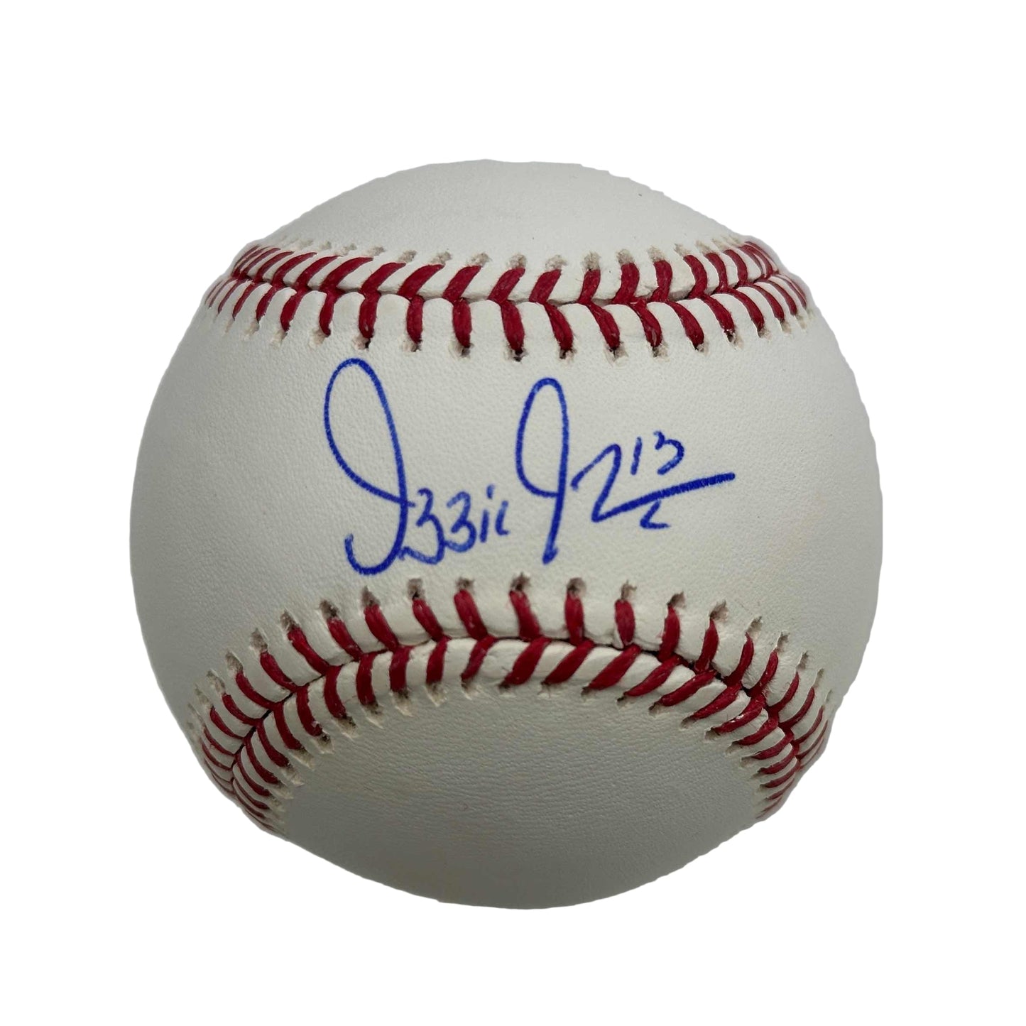 Autographed/Signed Ozzie Guillen Rawlings Official Major League Baseball ROML JSA COA Auto