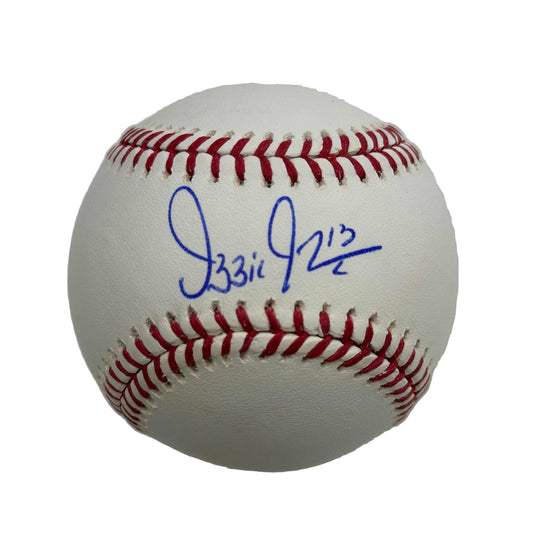 Autographed/Signed Ozzie Guillen Rawlings Official Major League Baseball ROML JSA COA Auto
