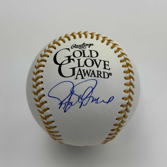 Autographed/Signed Rafael Palmeiro Gold Glove Rawlings Official Major League Baseball ROML JSA COA