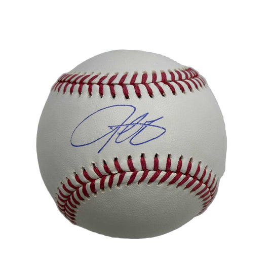 Autographed/Signed Derek Lee Rawlings Official Major League Baseball ROML Beckett BAS COA