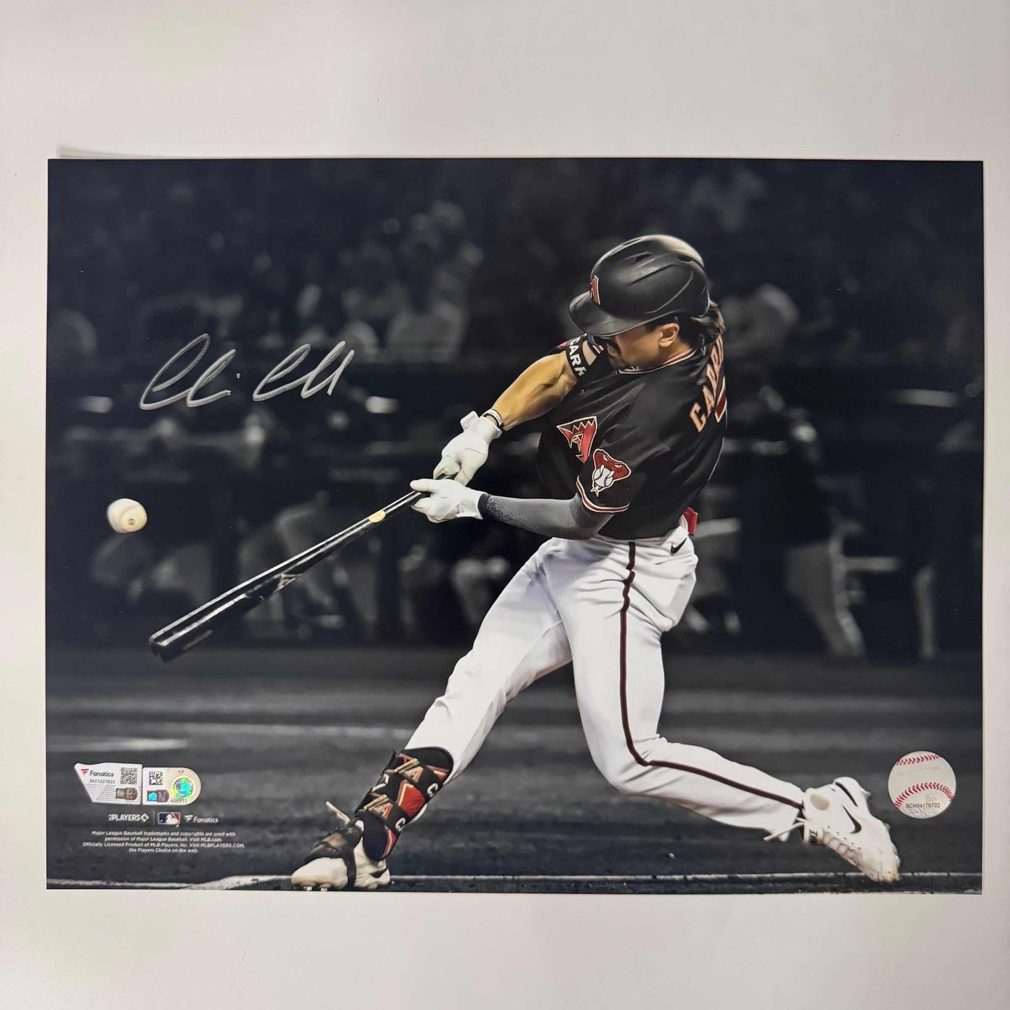 Autographed/Signed Corbin Carroll Arizona Diamondbacks 11x14 Baseball Photo Fanatics COA