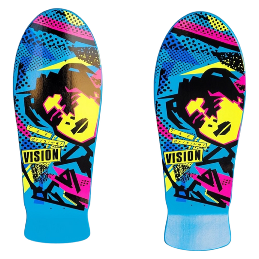 Vision Mark Gonzales "Double Take" Gripped 10" Skateboard Deck