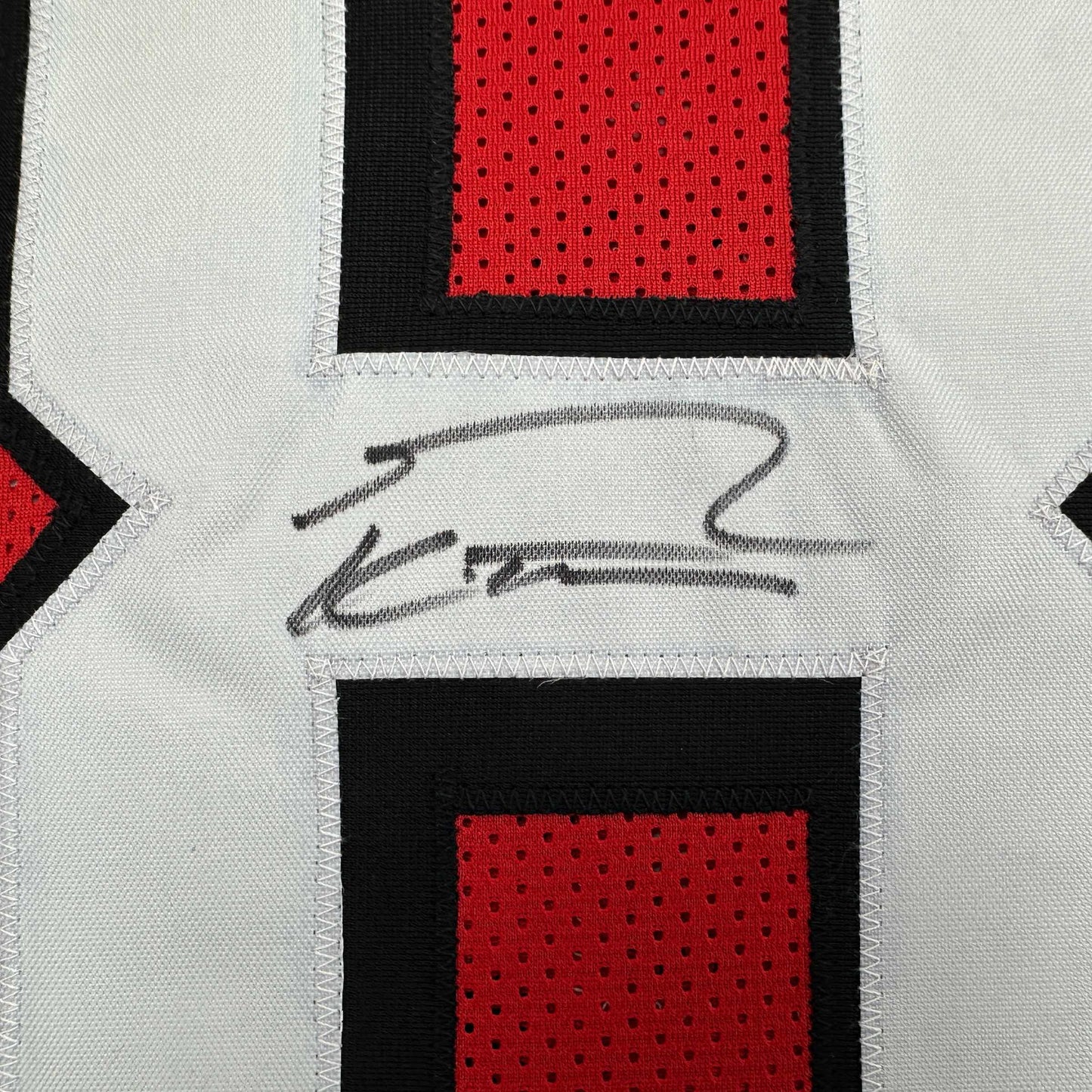 Autographed/Signed George Kittle San Francisco Red Alternate Football Jersey Beckett BAS COA