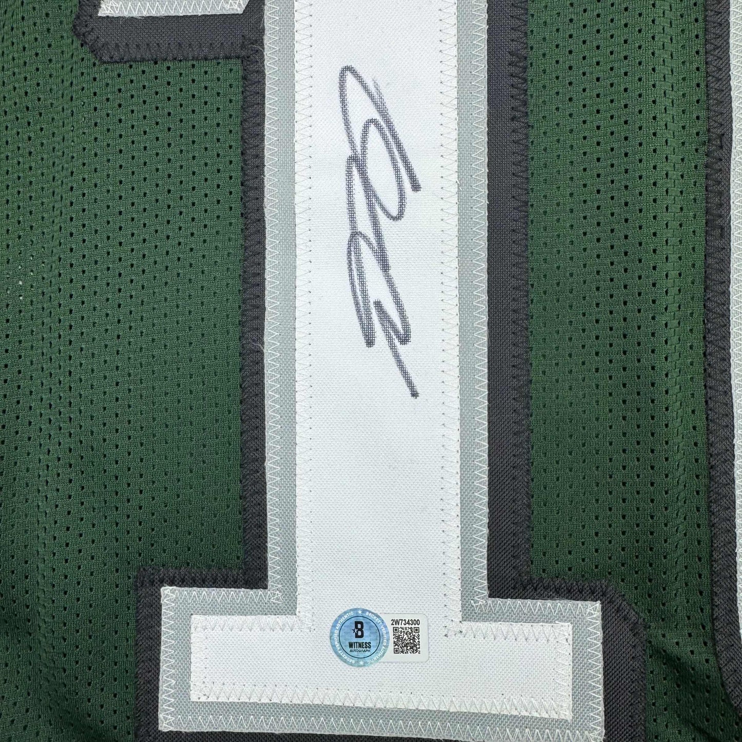 Autographed/Signed DeSean Jackson Philadelphia Green Football Jersey Beckett BAS COA