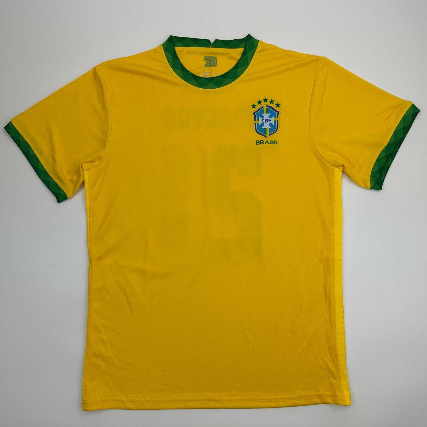 Autographed/Signed Rodrygo Silva de Goes Brazil Yellow Soccer World Cup Jersey Beckett BAS COA