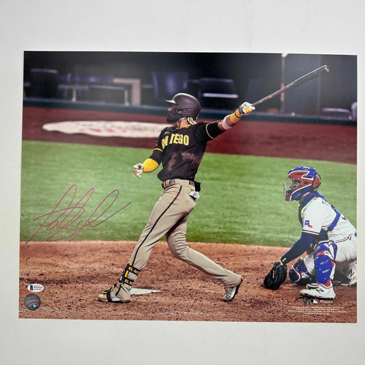 Autographed/Signed Fernando Tatis Jr San Diego Padres 16x20 Baseball Photo Beckett BAS COA