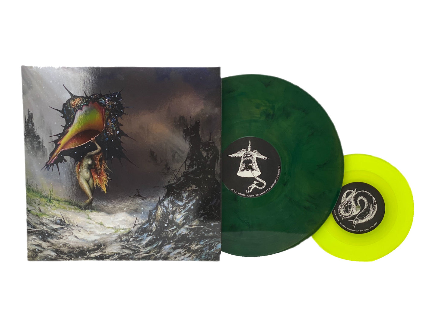 Circa Survive - The Amulet (Limited edition Deluxe Yellow w/ Black Smoke Colored Vinyl)