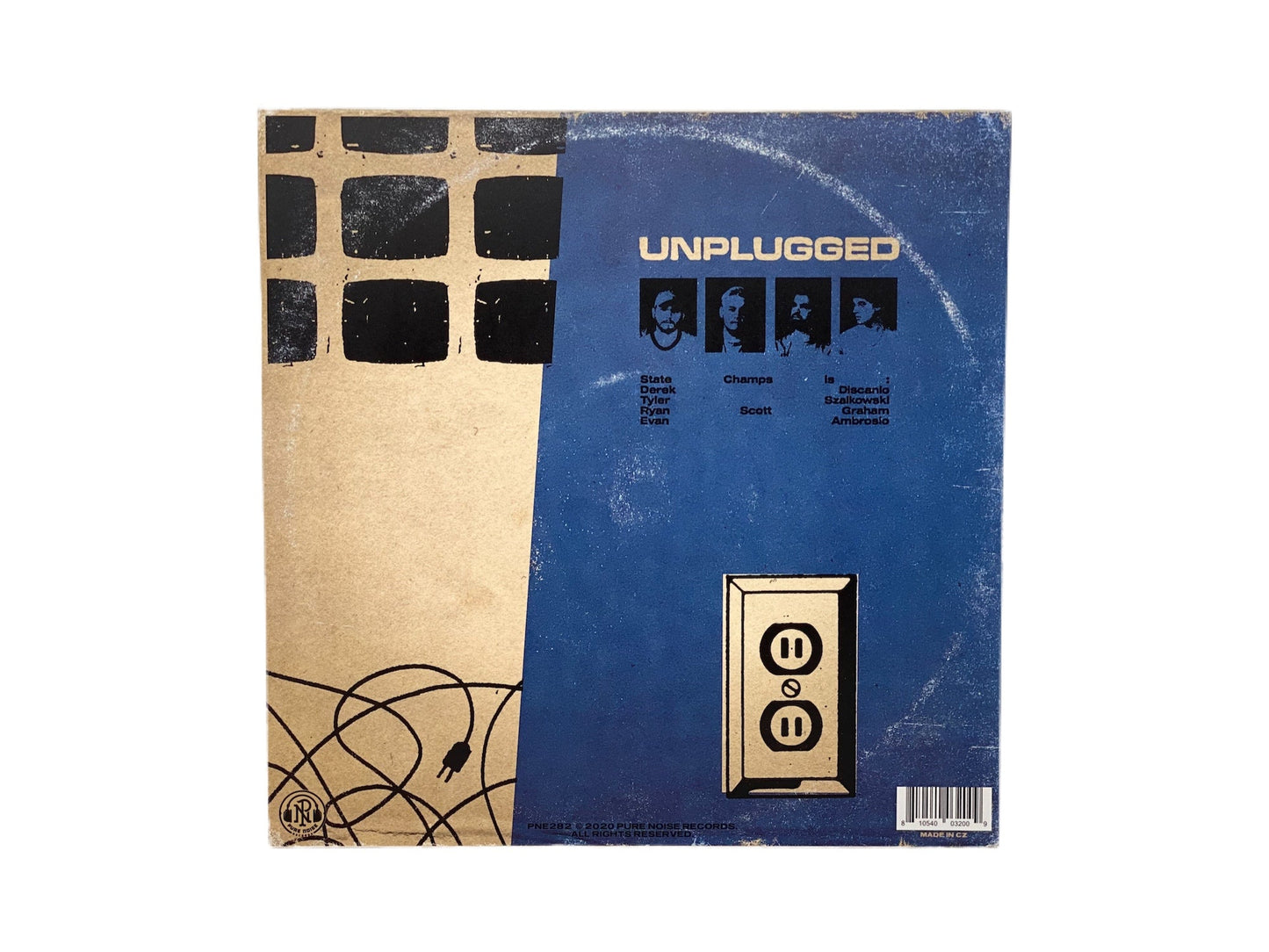 State Champs - Unplugged (Limited Edition Clear w/ Blue, Black and  Yellow Splatter Colored Vinyl)