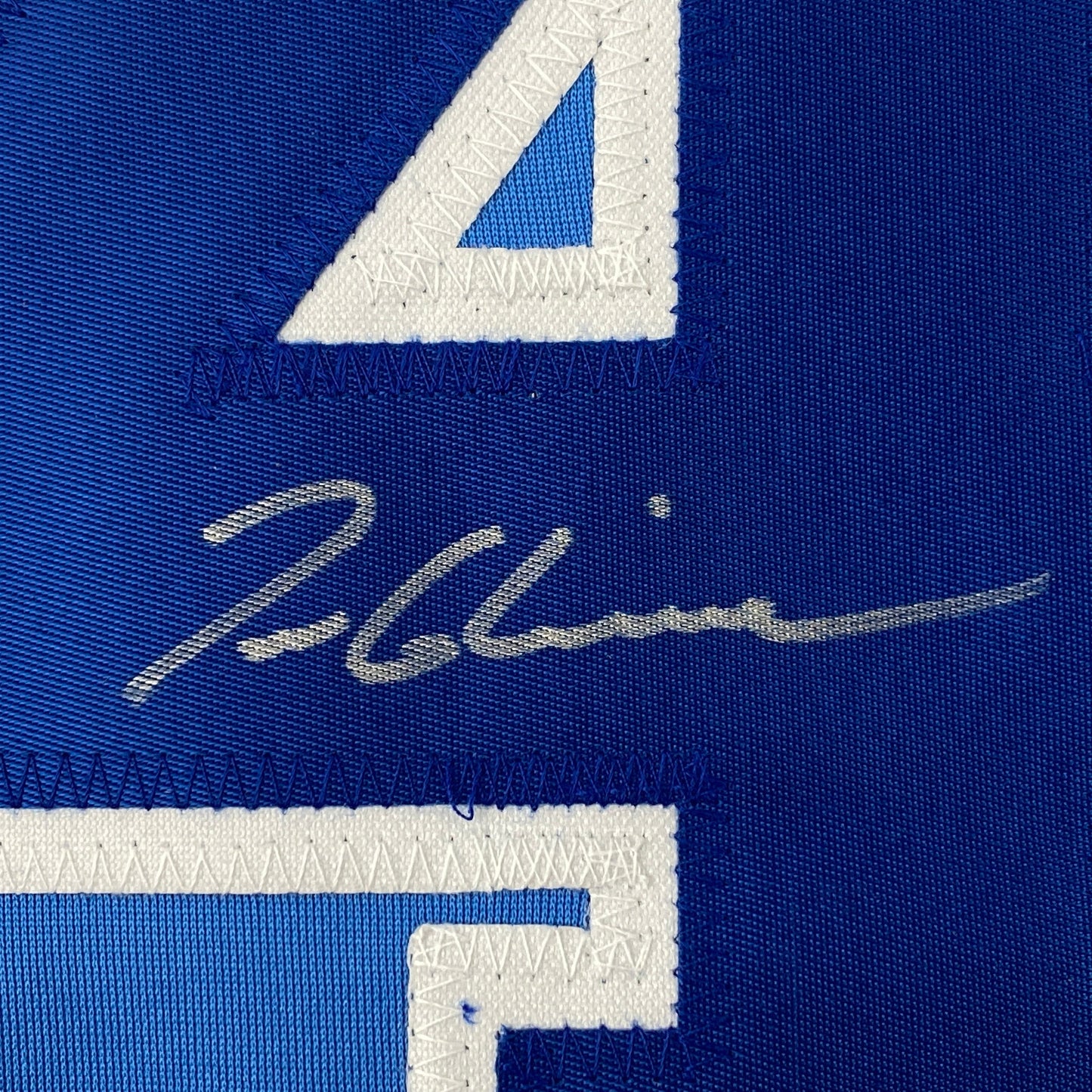 Autographed/Signed Tom Glavine Atlanta Light Blue Baseball Jersey JSA COA