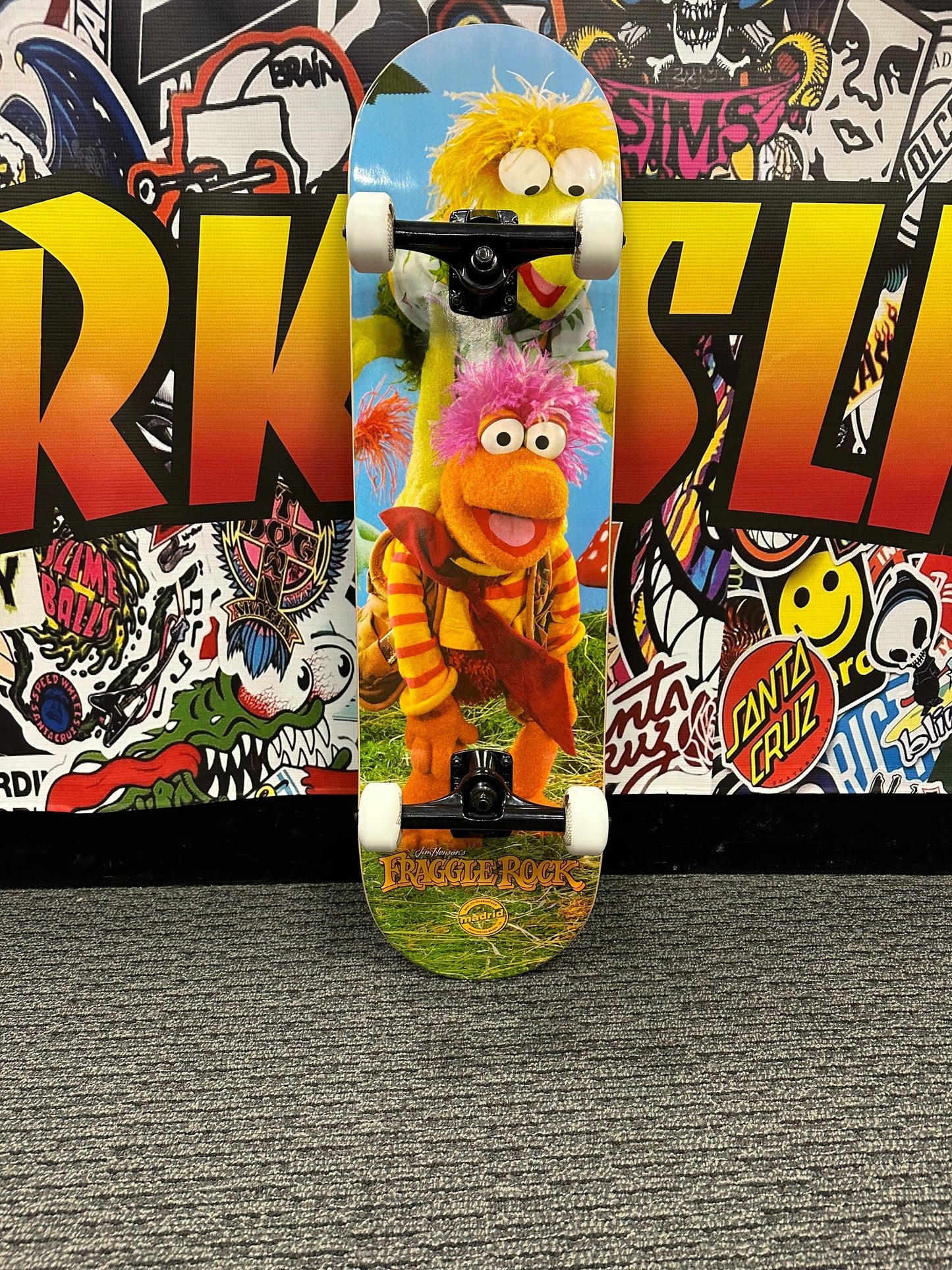 Madrid x Fraggle Rock Leapfrog 8.5" Complete Skateboard