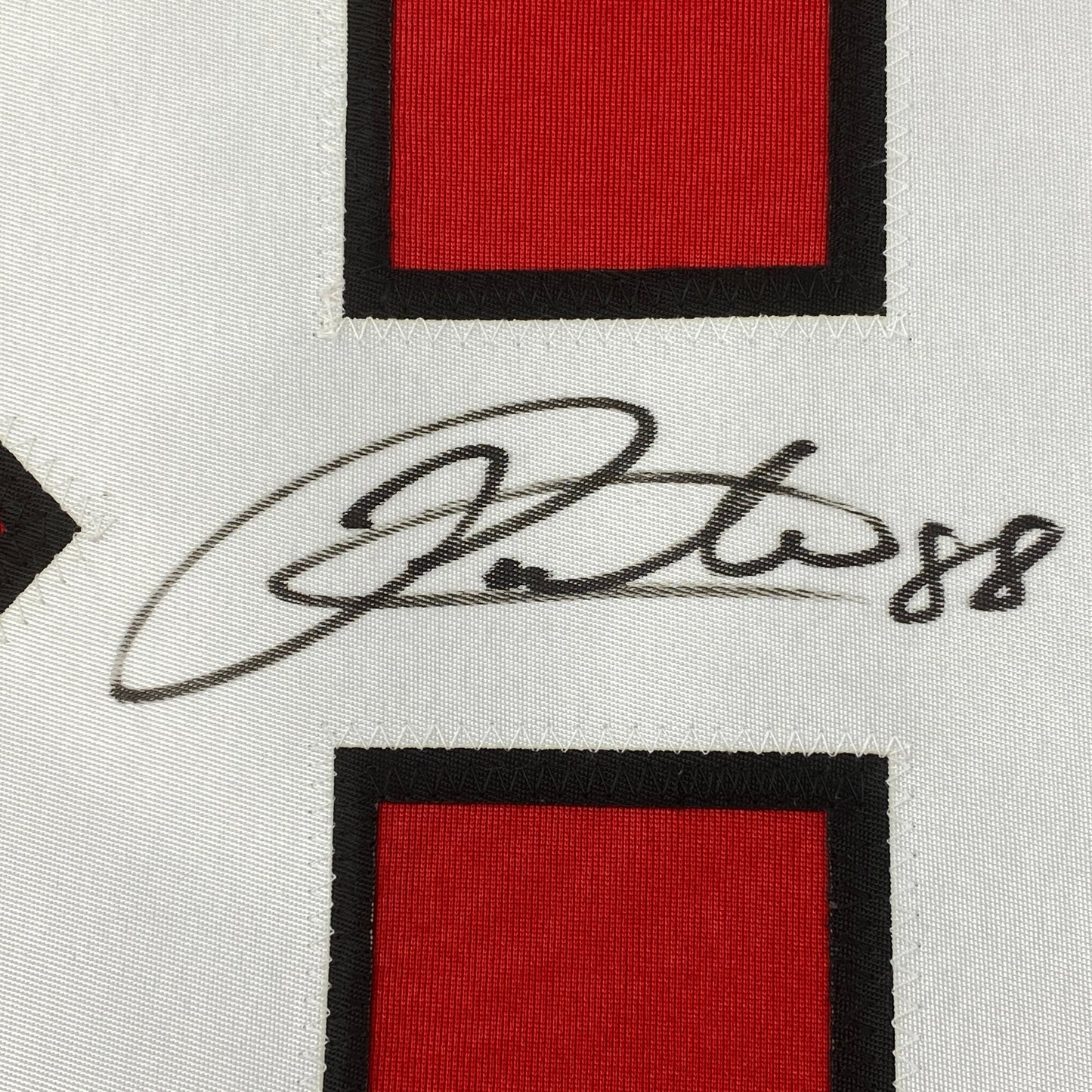 Autographed/Signed Patrick Kane Chicago Red Hockey Jersey Beckett BAS COA