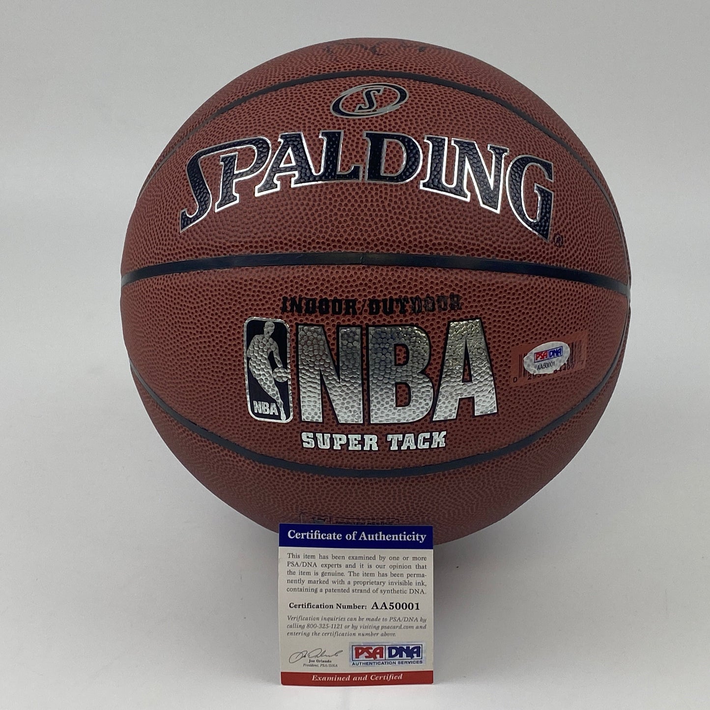 Autographed/Signed Anthony Davis Los Angeles Lakers Full Size Spalding Basketball PSA/DNA COA