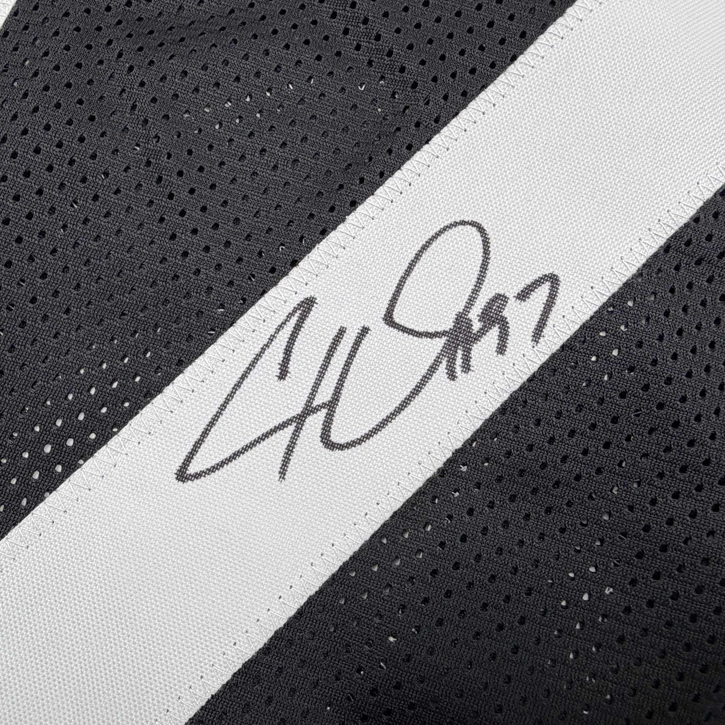 Autographed/Signed Cameron Cam Heyward Pittsburgh Black Football Jersey Beckett BAS COA