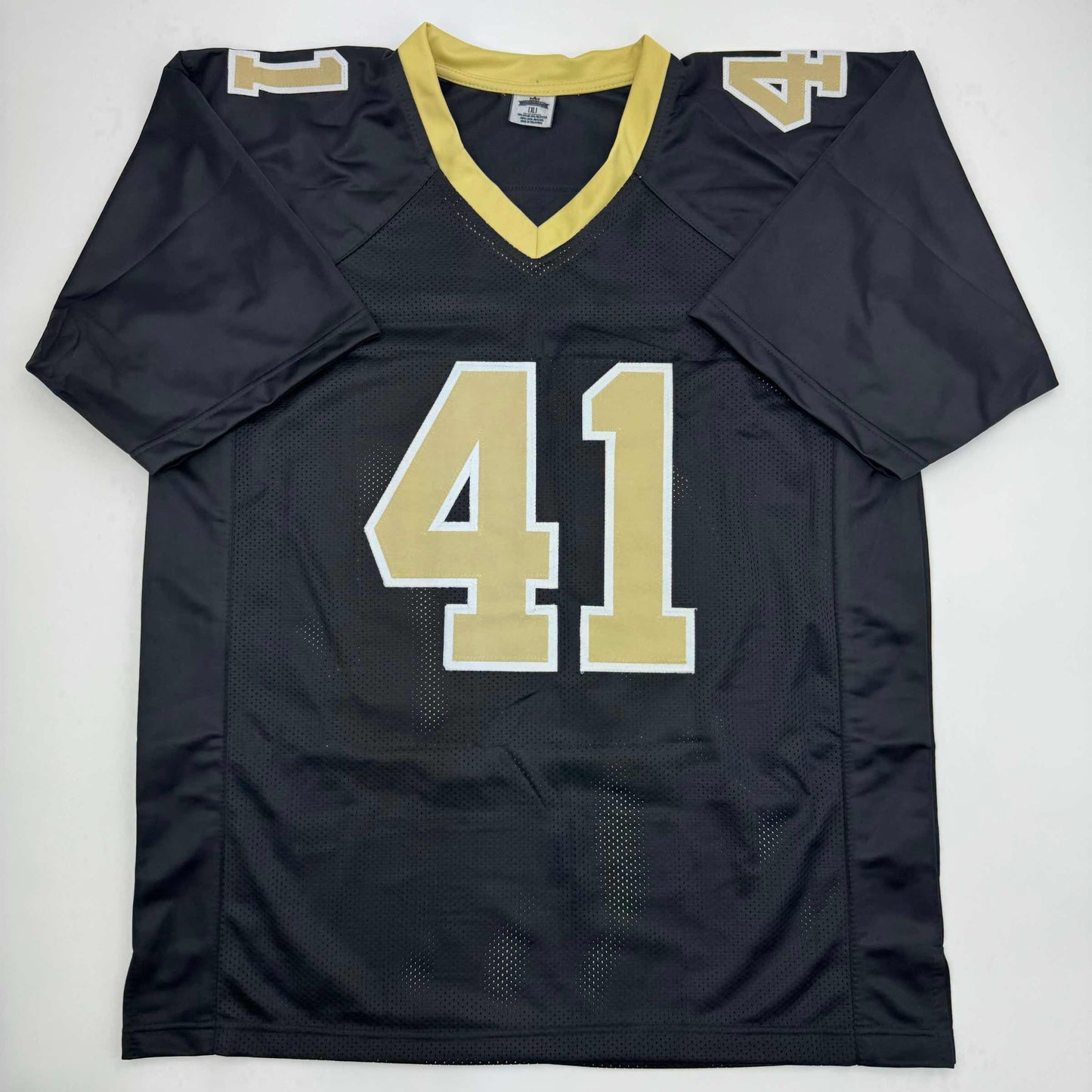 Autographed/Signed Alvin Kamara New Orleans Black Football Jersey Beckett BAS COA