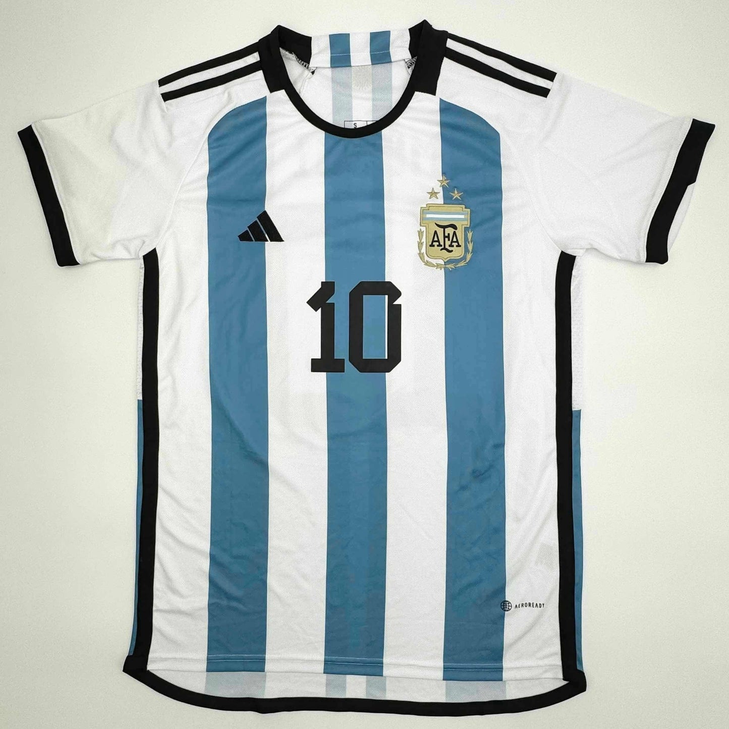 Autographed/Signed Lionel Leo Messi Argentina Blue/White Soccer Jersey Beckett BAS COA/LOA #2