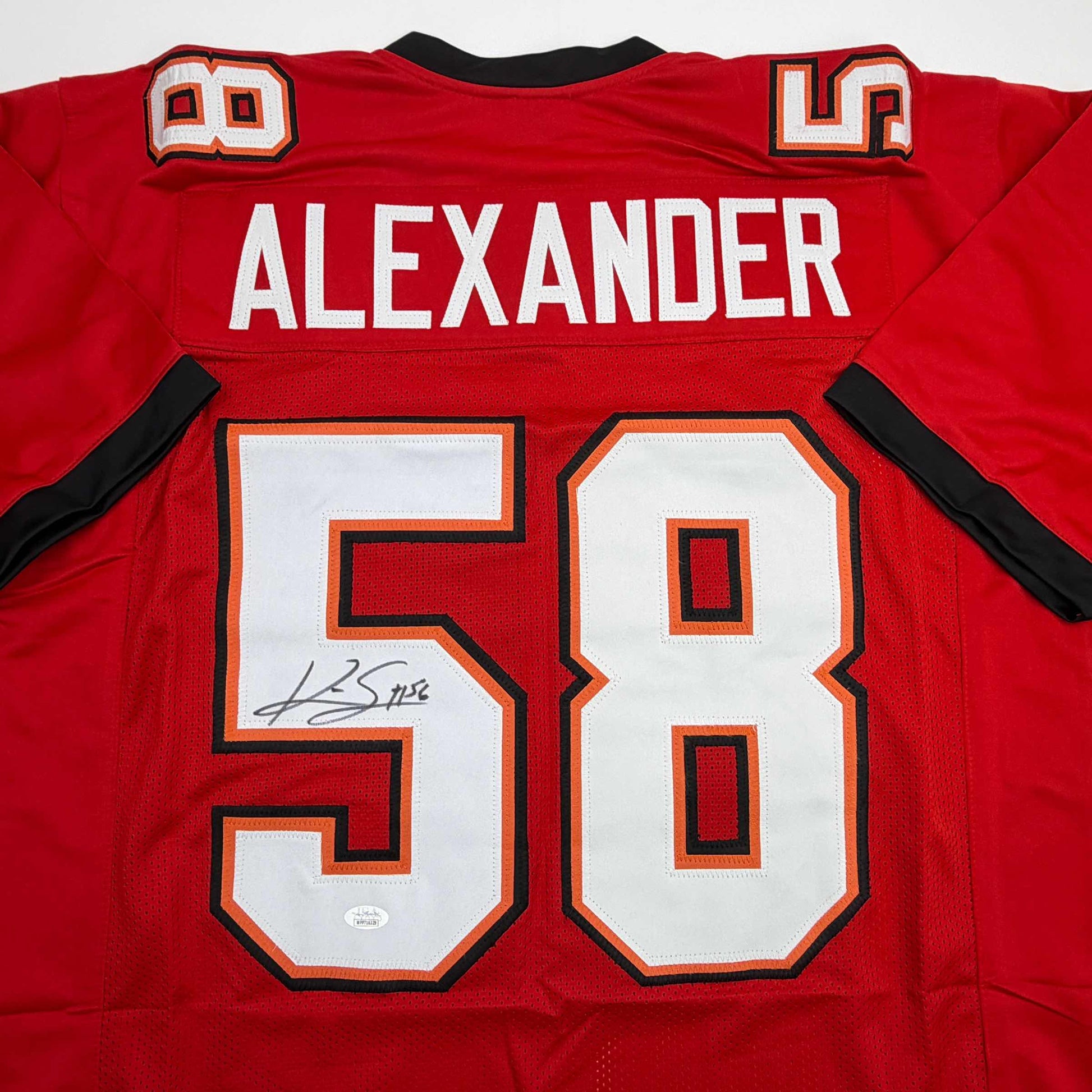 Autographed/Signed Kwon Alexander Tampa Bay Red Football Jersey JSA COA - Golden Apple Comics