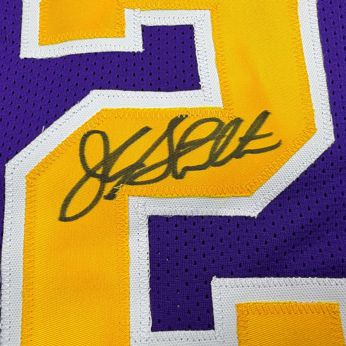 Autographed/Signed John Stockton Utah Purple Basketball Jersey Beckett BAS COA - Golden Apple Comics