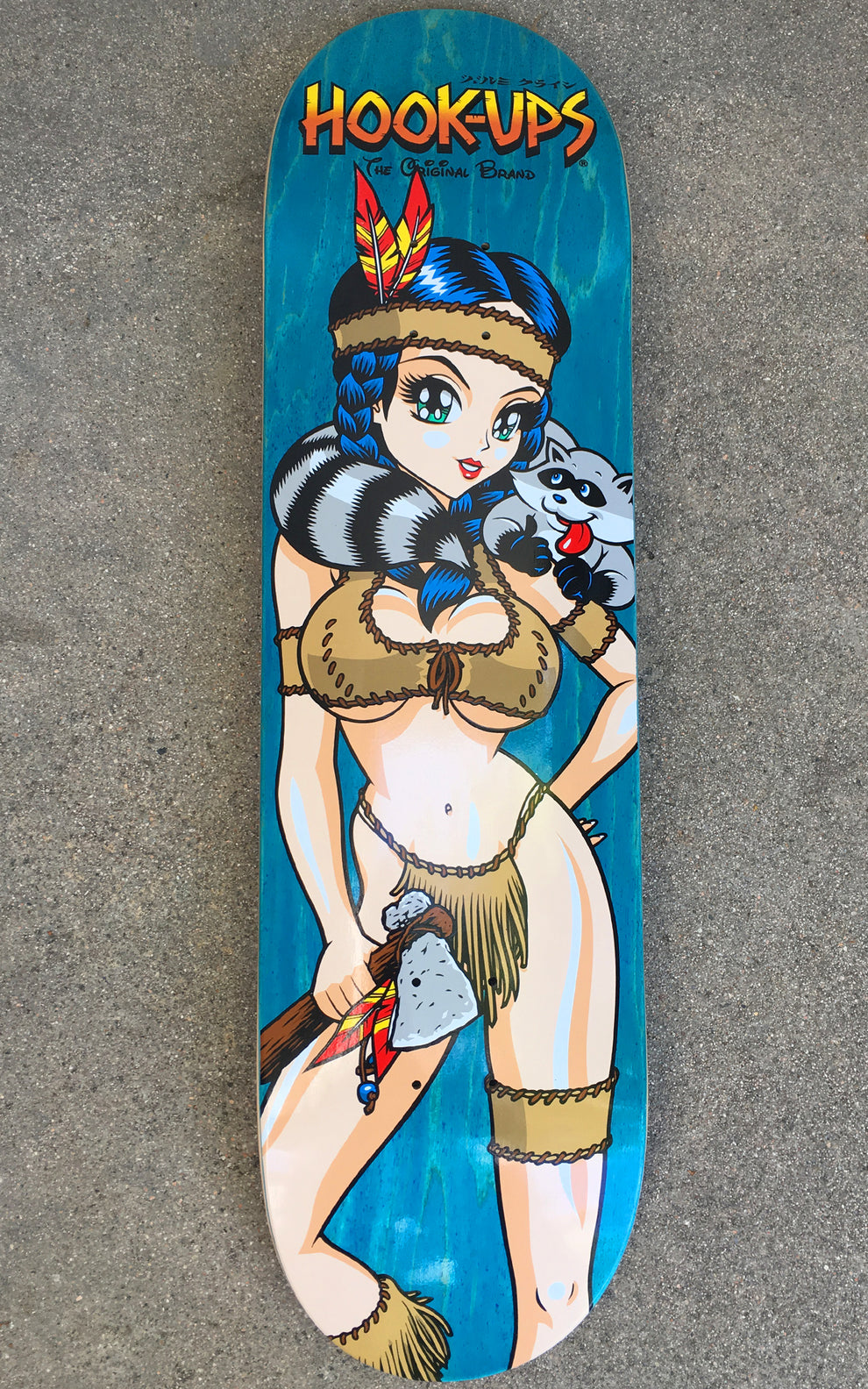 Hook Ups Pocahook-ups 8.5" Skateboard Deck