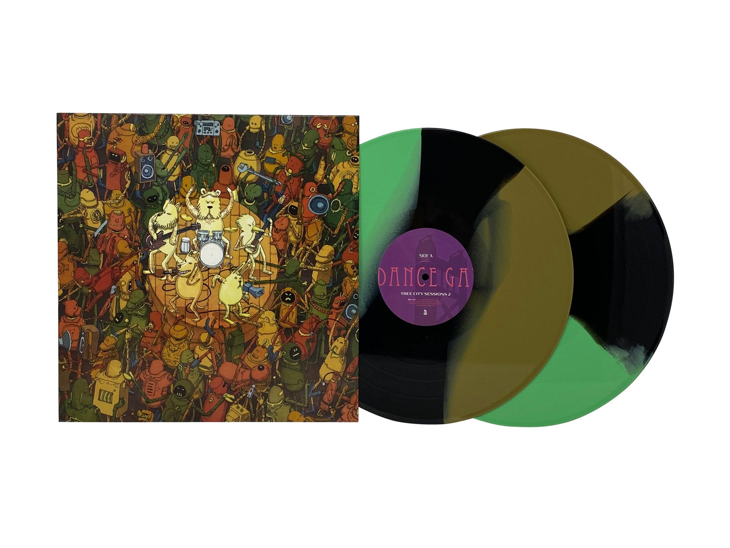 Dance Gavin Dance - Tree City Sessions 2 (Limited Edition Tri-Color Mint, Black & Gold Vinyl)