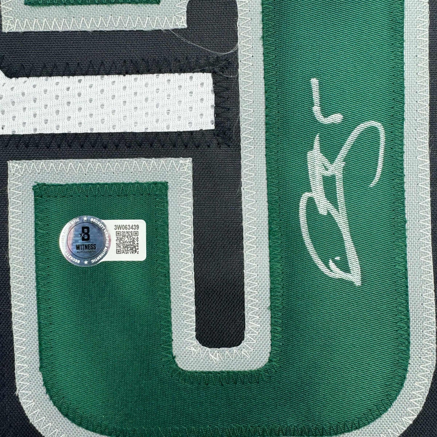 Autographed/Signed Donovan McNabb Philadelphia White Football Jersey JSA COA