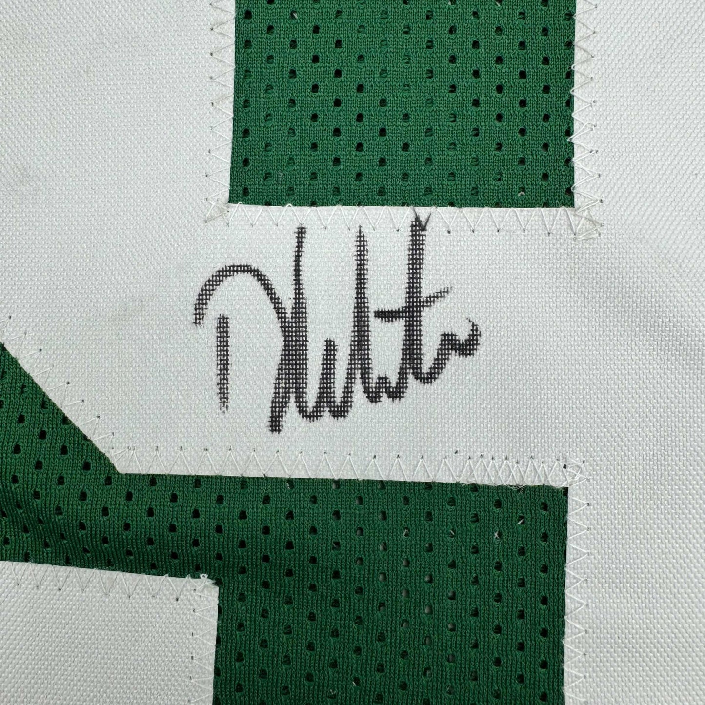 Autographed/Signed Derrick White Boston Green Basketball Jersey JSA COA