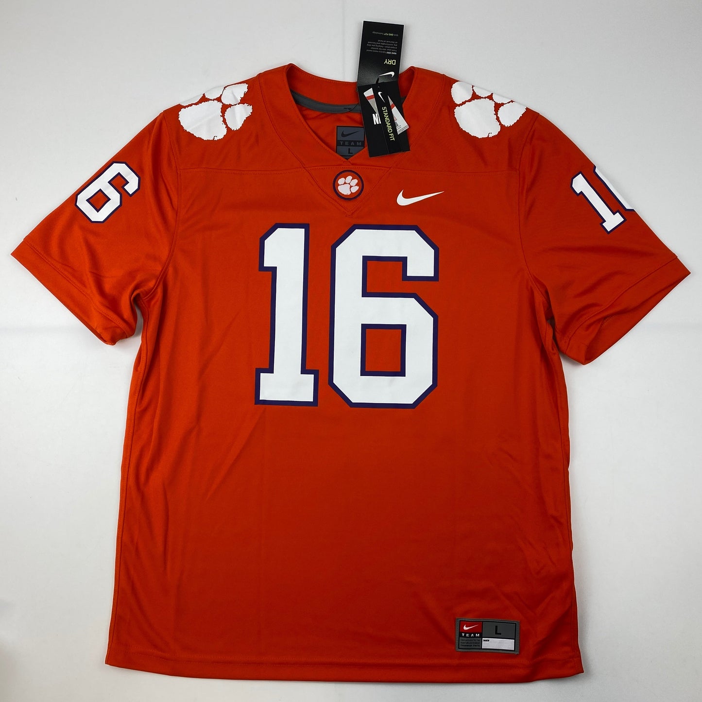 Autographed/Signed Trevor Lawrence Clemson Tigers Orange Authentic Nike College Football Jersey Fanatics COA