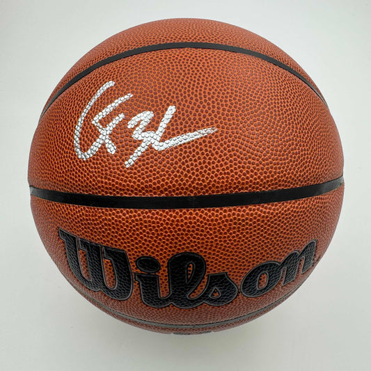 Autographed/Signed Cooper Flagg Dallas Mavericks Full Size Wilson Basketball JSA COA