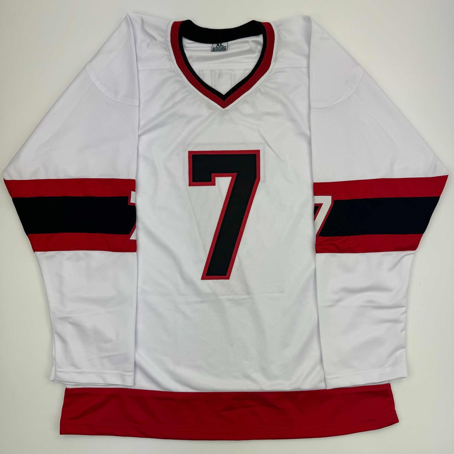 Autographed/Signed Brady Tkachuk Ottawa White Hockey Jersey JSA COA
