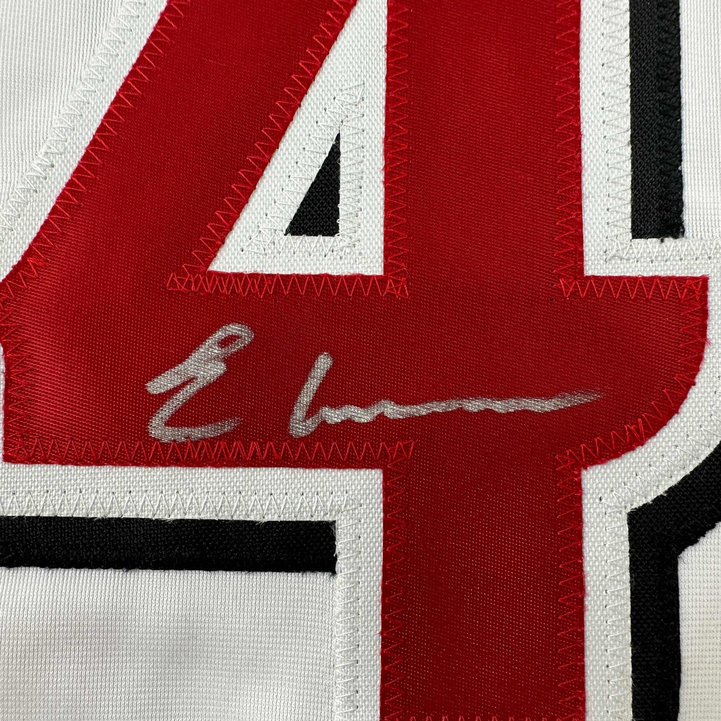 Autographed/Signed Elly De La Cruz Cincinnati White Baseball Jersey Beckett BAS COA