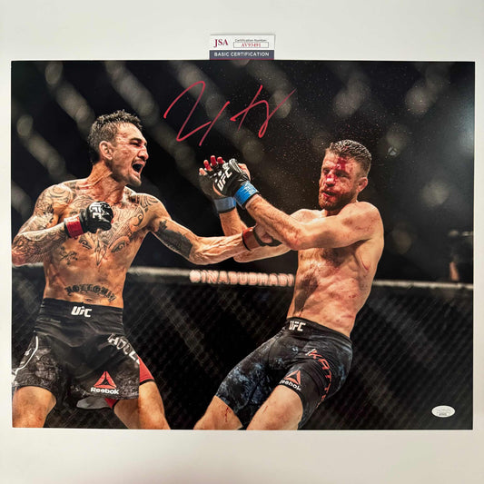 Autographed/Signed Max Holloway UFC MMA Ultimate Fighting 16x20 Photo JSA COA