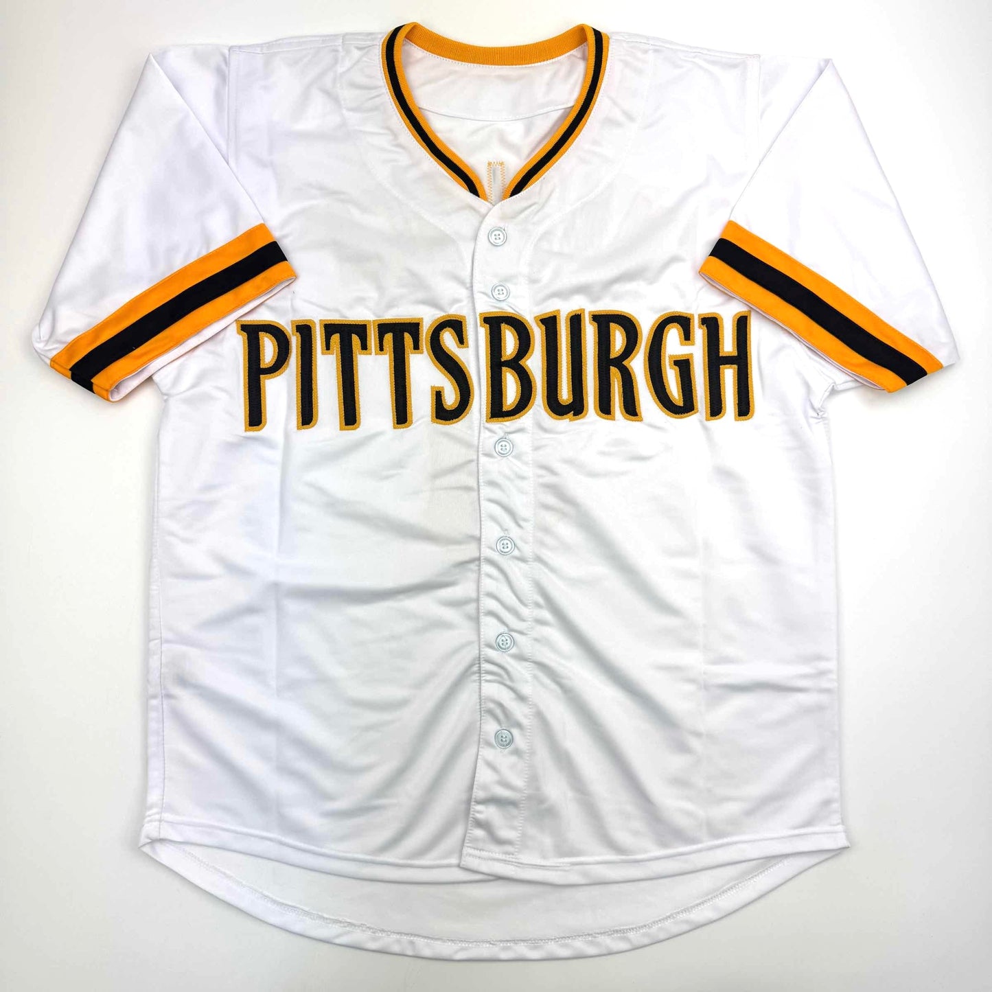 Autographed/Signed Bill Madlock Pittsburgh White Baseball Jersey JSA COA