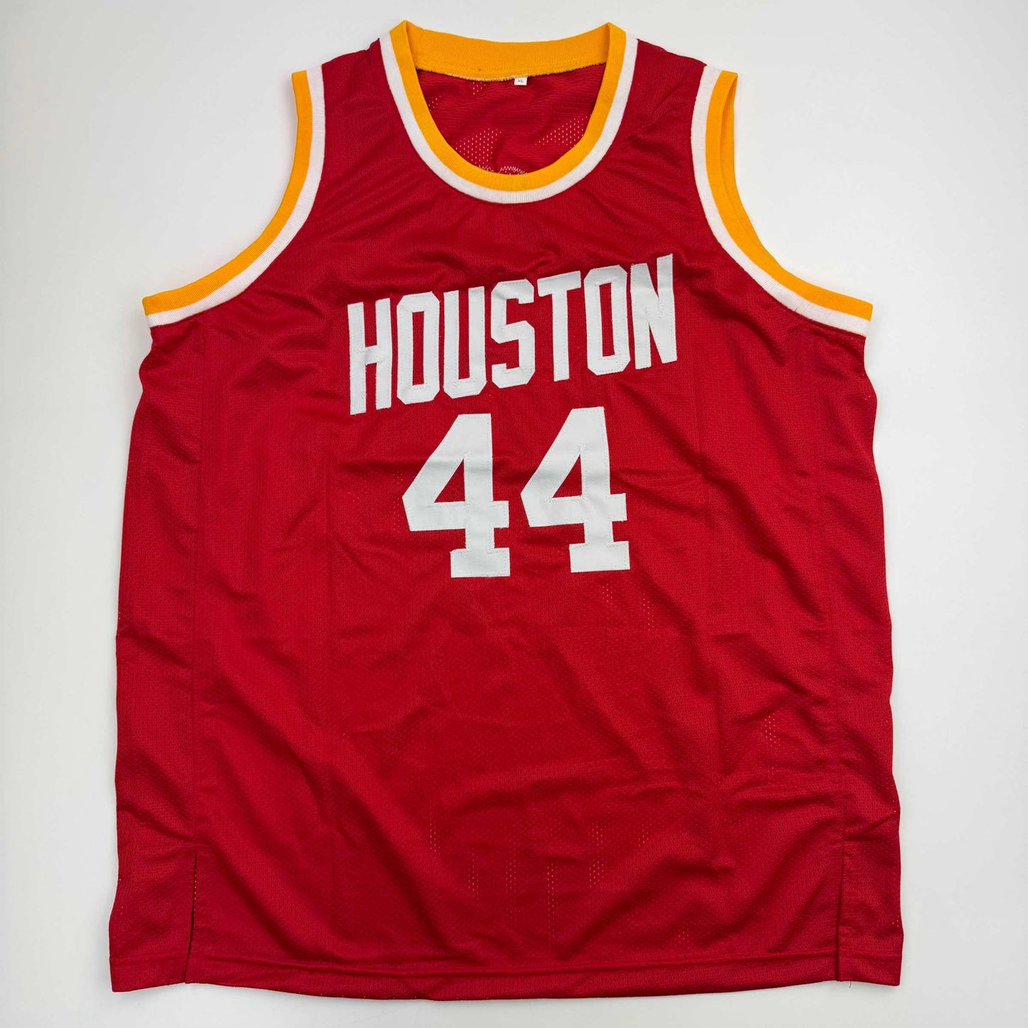 Autographed/Signed Elvin Hayes Houston Red Basketball Jersey JSA COA
