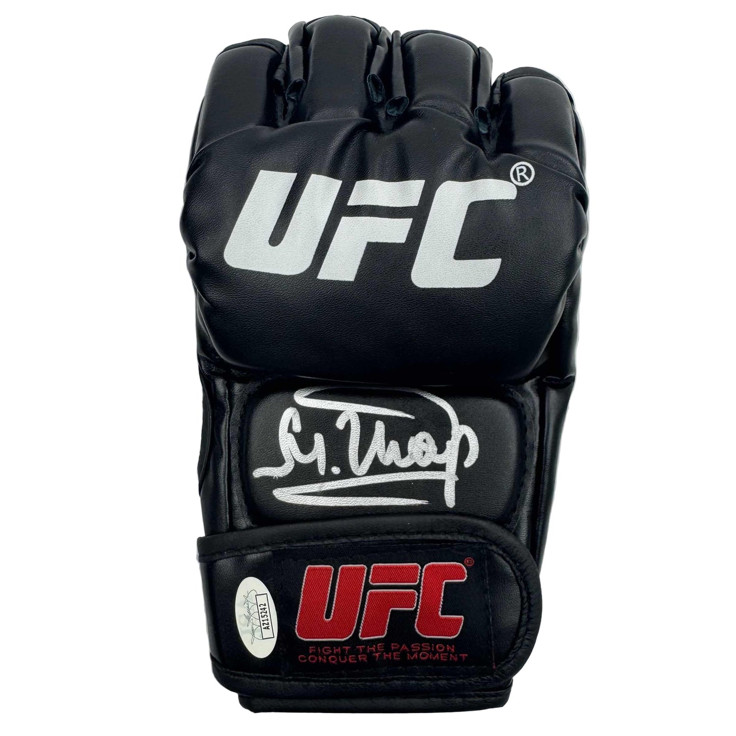 Autographed/Signed Sharaputdin Magomedov UFC MMA Ultimate Fighting Black Glove Beckett BAS COA
