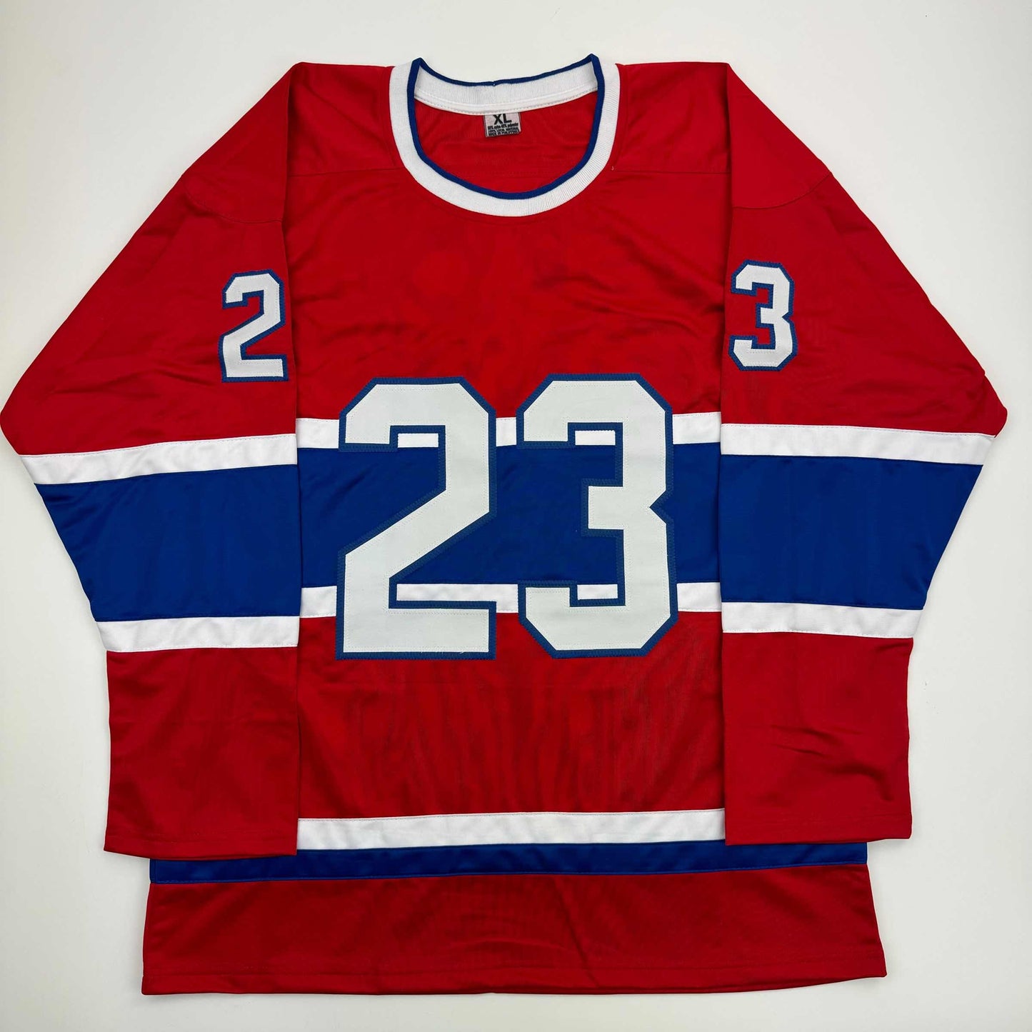 Autographed/Signed Bob Gainey HOF 1992 Montreal Red Hockey Jersey JSA COA