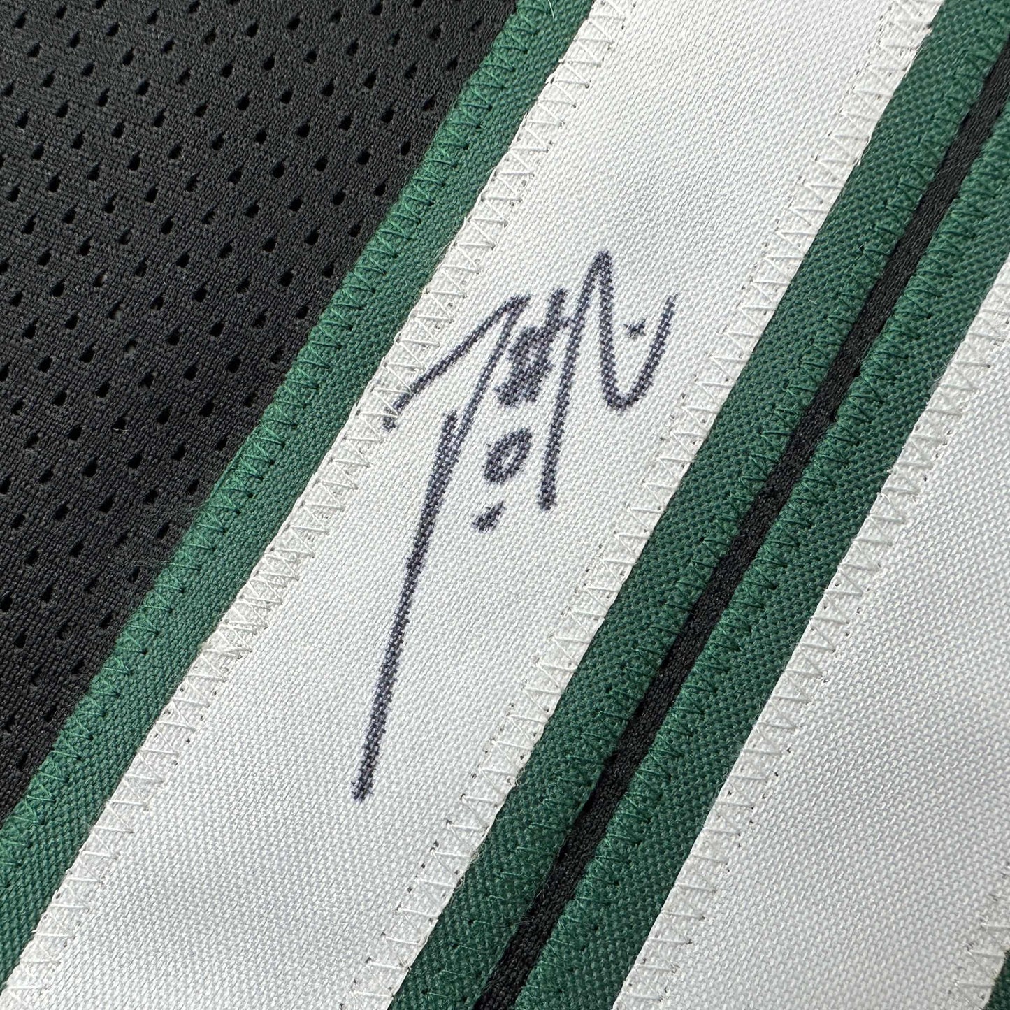 Autographed/Signed Damian Lillard Milwaukee Black Basketball Jersey JSA COA