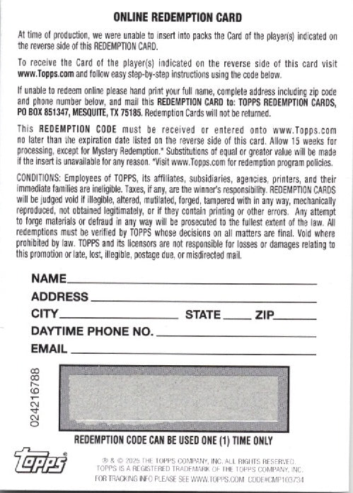 2025 Topps Now Kyle Schwarber #625 Game Used Base 4 Home Run Game Relic Red /5 Redemption Philadelphia Phillies Baseball Card