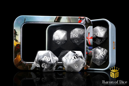 INFINITY: MARBLED WHITE, DICE SET