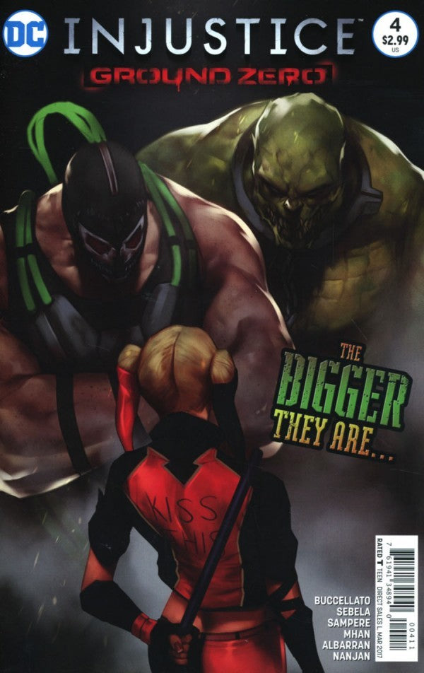 Injustice Ground Zero #4 DC 2017 NM- 9.2 Ben Oliver Harley Quinn Joker - Golden Apple Comics