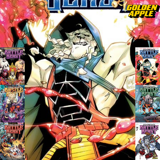 Invincible Universe Battle Beast #10 A1 Cover Set Of 6 1:10 1:25 1:50 1:100 (06/17/2026) Image - Golden Apple Comics