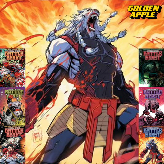 Invincible Universe Battle Beast #11 A1 Cover Set Of 6 1:10 1:25 1:50 1:100 (07/15/2026) Image - Golden Apple Comics