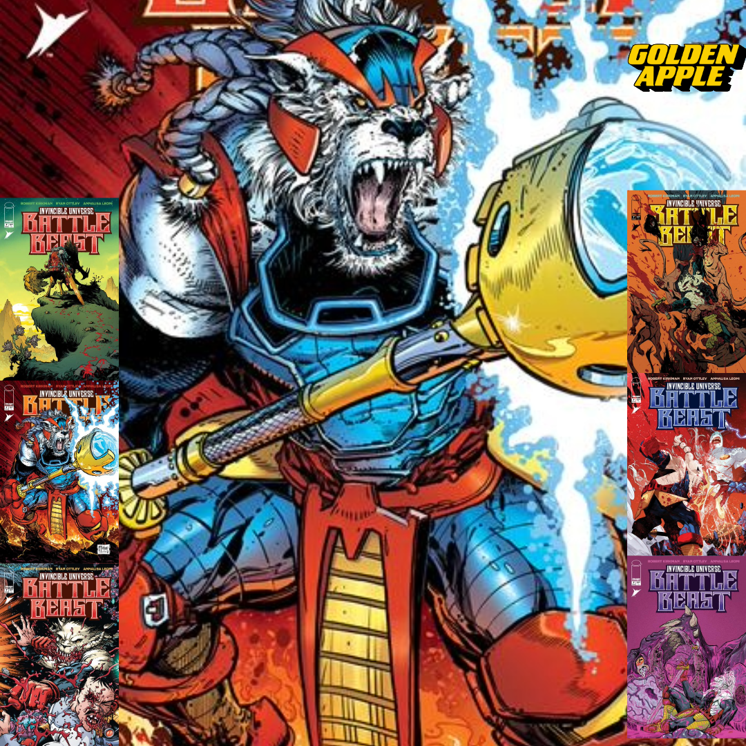 Invincible Universe Battle Beast #7 A1 Cover Set Of 7 1:10 1:25 1:50 1:75 1:100 (03/18/2026) Image