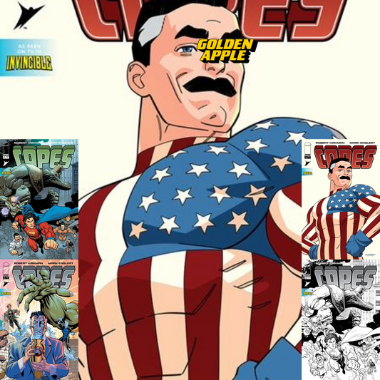 Invincible Universe Capes #4 A1 Cover Set Of 5 1:10 1:25 1:50 (02/25/2026) Image