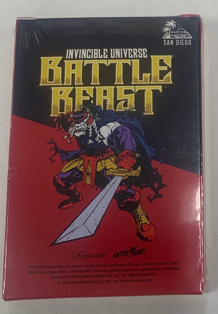 Invincible Battle Beast SDCC 2026 Keepsake Trading Card 1 Mystery Blind Box