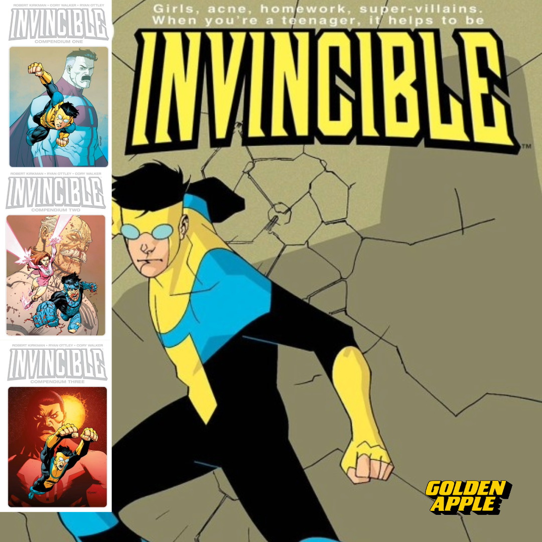 Invincible Compendium Hc Hardcover Vol 1 2 3 Set Image Robert Kirkman